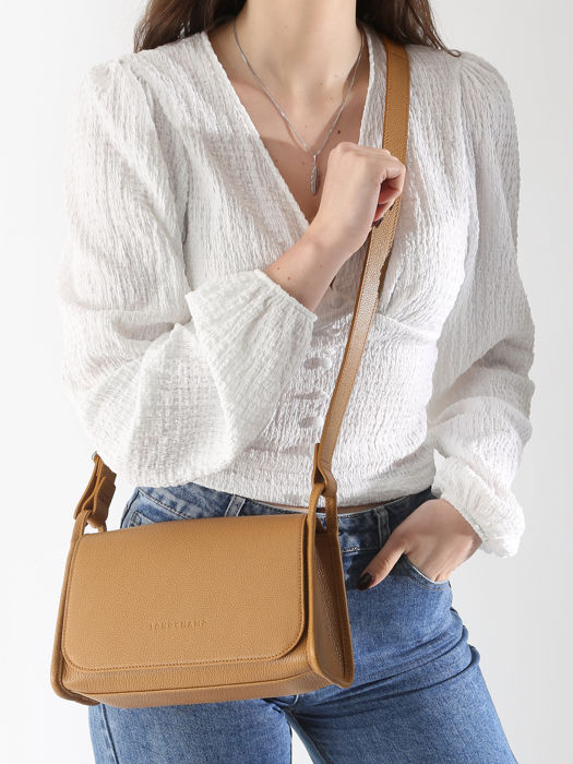 Longchamp Le foulonné Sacs porté travers Marron