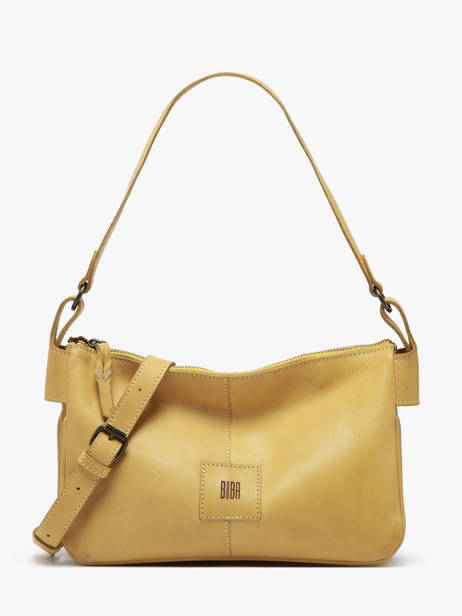 Sac Bandoulière Heritage Cuir Biba Jaune heritage BT18