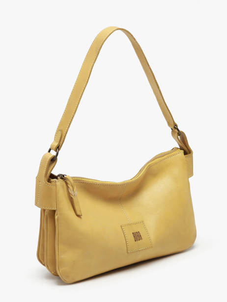 Sac Bandoulière Heritage Cuir Biba Jaune heritage BT18 vue secondaire 2