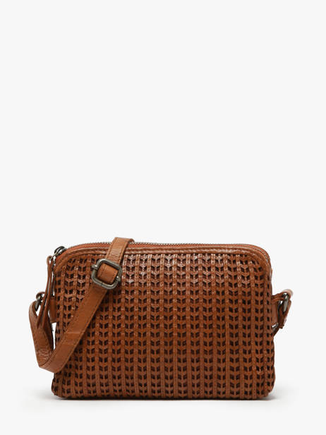 Sac BandouliÃ¨re Heritage Cuir Biba Marron heritage MOA3L