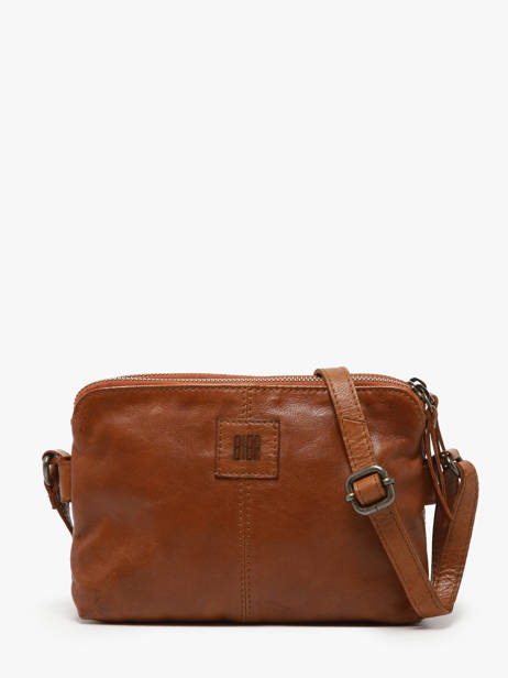 Sac BandouliÃ¨re Heritage Cuir Biba Marron heritage MOA3L vue secondaire 4