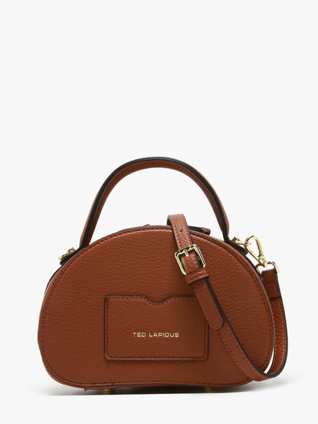 Sac Bandoulière Isadora Ted lapidus Marron isadora TLRR2141 vue secondaire 4