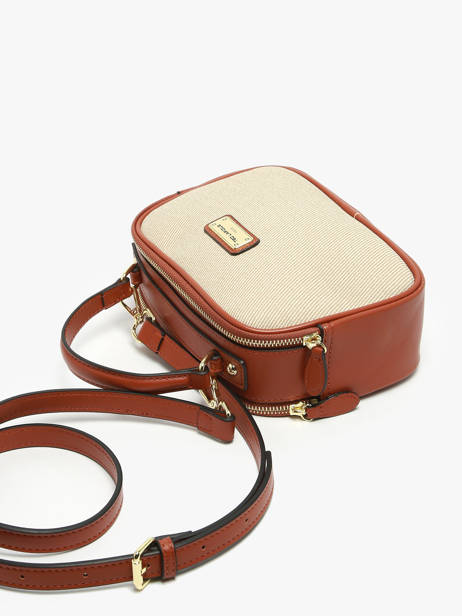 Sac BandouliÃ¨re Ines Ted lapidus Marron ines TLTT7791 vue secondaire 2