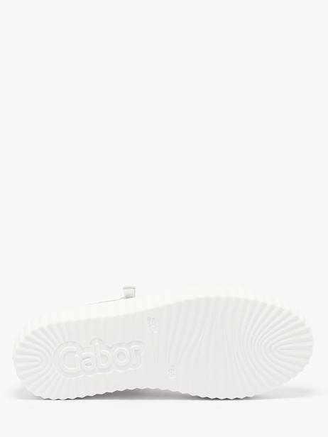 Sneakers En Cuir Gabor Blanc women 21 vue secondaire 5