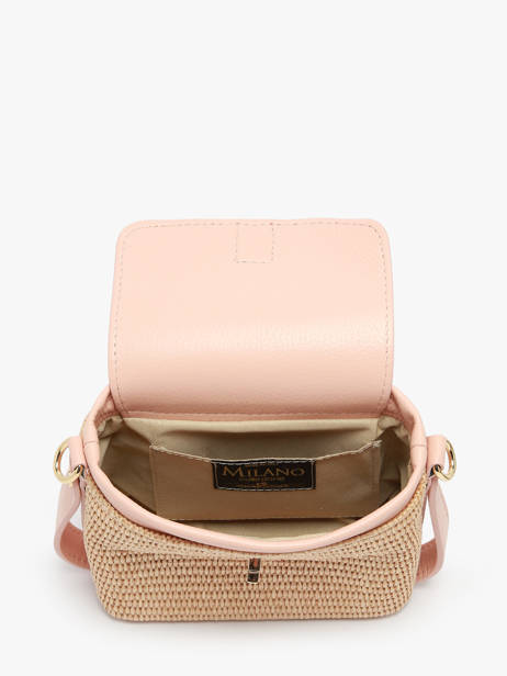 Sac Bandoulière Capri Milano Rose capri CP23115 vue secondaire 3