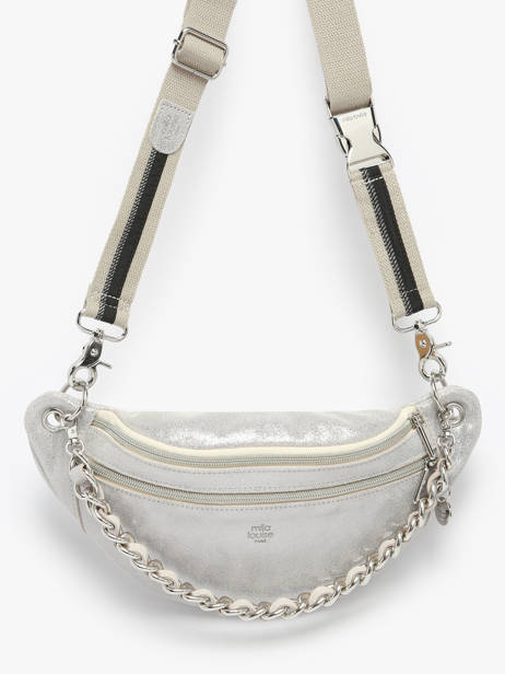 Sac Banane Mila louise Argent vintage 23689X vue secondaire 2