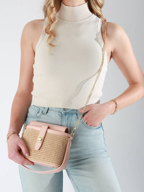 Sac Bandoulière Capri Milano Rose capri CP23115 vue secondaire 1