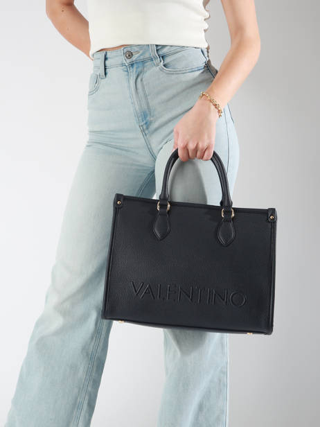 Sac PortÃ© Main Rised Re Valentino Bleu rised re VBS8P904 vue secondaire 1