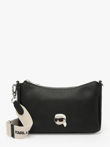 Sac PortÃ© Ã©paule K Ikon Polyurethane Karl lagerfeld Noir k ikon A2W30106