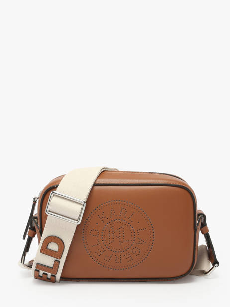 Sac BandouliÃ¨re K Circle Cuir Karl lagerfeld Marron k circle A1W30024