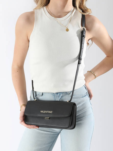 Sac BandouliÃ¨re Flap Re Valentino Noir flap re VBS8ZT10 vue secondaire 1
