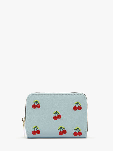 Porte-monnaie Miniprix Bleu safiano 78SM2686