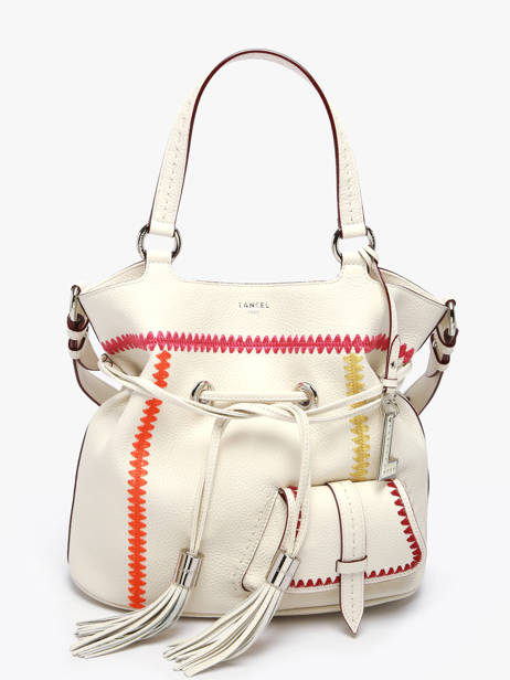 Sac Seau Premier Flirt Cuir Lancel Blanc premier flirt A13387