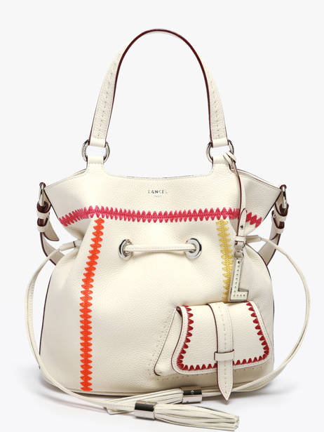 Sac Seau Premier Flirt Cuir Lancel Blanc premier flirt A13387 vue secondaire 2