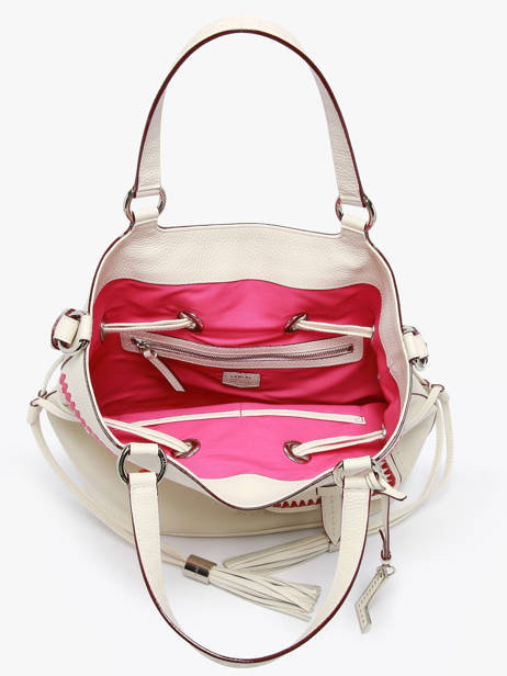 Sac Seau Premier Flirt Cuir Lancel Blanc premier flirt A13387 vue secondaire 4