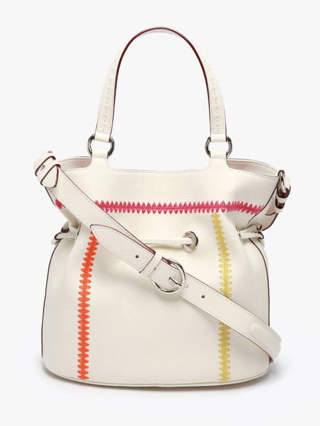 Sac Seau Premier Flirt Cuir Lancel Blanc premier flirt A13387 vue secondaire 5