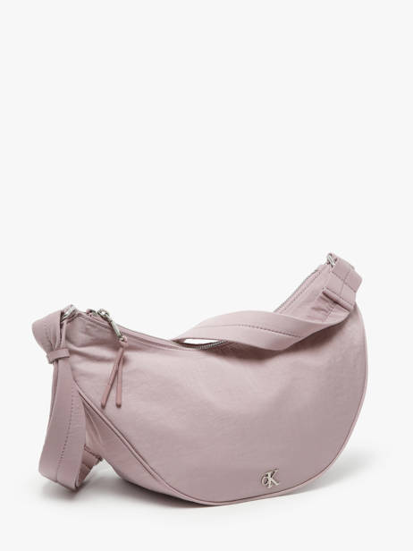 Sac Bandoulière Luna Nylon Calvin klein jeans Rose luna 4K3095G vue secondaire 2