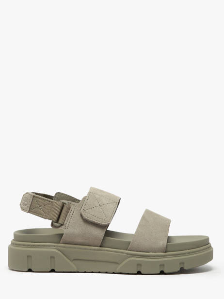 Sandales En Cuir Timberland Vert women 61MGEO31