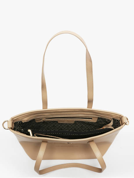 Sac PortÃ© Ã©paule Logo Lulu castagnette Rose logo YZEURE vue secondaire 3