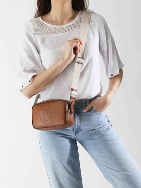 Sac BandouliÃ¨re K Circle Cuir Karl lagerfeld Marron k circle A1W30024 vue secondaire 1