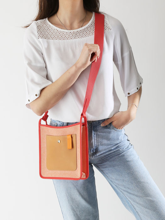 Longchamp Le foulonnÃ© soleil Sacs portÃ© travers Rouge