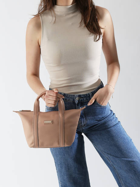 Sac Porté Main Tara Nylon Hexagona Rose tara 8120170 vue secondaire 1