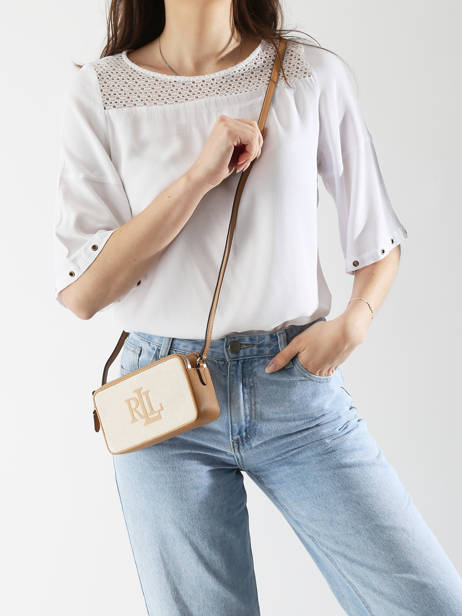Sac BandouliÃ¨re Anstey Lauren ralph lauren Beige anstey 32966883 vue secondaire 1
