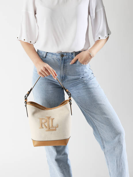 Sac Ã  Main Anstey Lauren ralph lauren Beige anstey 31966757 vue secondaire 1
