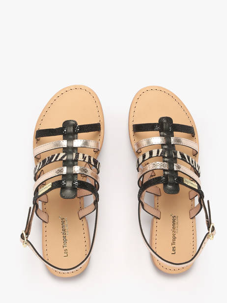 Nu-pieds Havagum En Cuir Les tropeziennes Multicolore women HAVAGUM vue secondaire 3