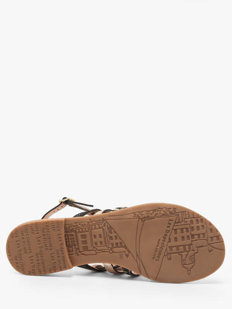 Nu-pieds Havagum En Cuir Les tropeziennes Multicolore women HAVAGUM vue secondaire 4