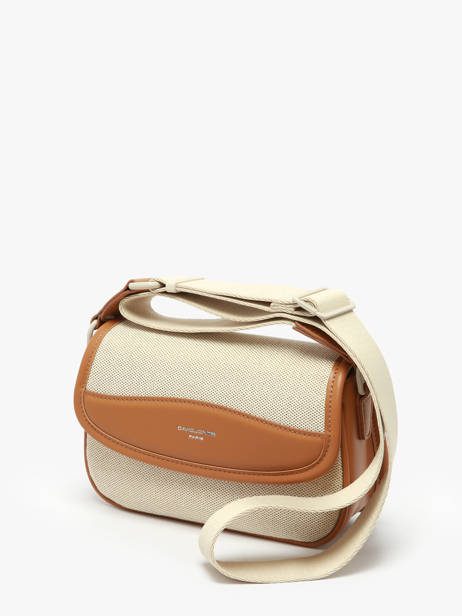 Sac BandouliÃ¨re Deauville David jones Marron deauville CM7461 vue secondaire 2