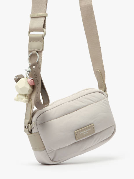 Sac Bandoulière Plum Polyester David jones Beige plum CM7475 vue secondaire 2