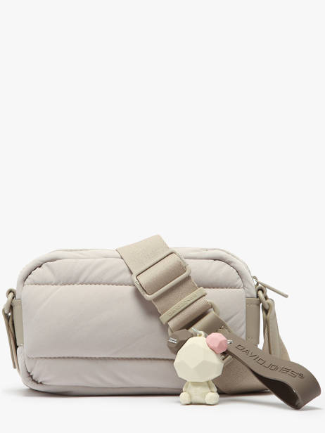Sac Bandoulière Plum Polyester David jones Beige plum CM7475 vue secondaire 4