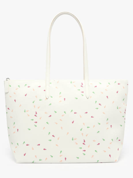 Sac Porté épaule L12.12 Season Lacoste Blanc l12.12 season NF4937SJ vue secondaire 4
