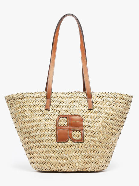 Sac PortÃ© Ã©paule Raphia Paille Nat et nin Beige raphia RA