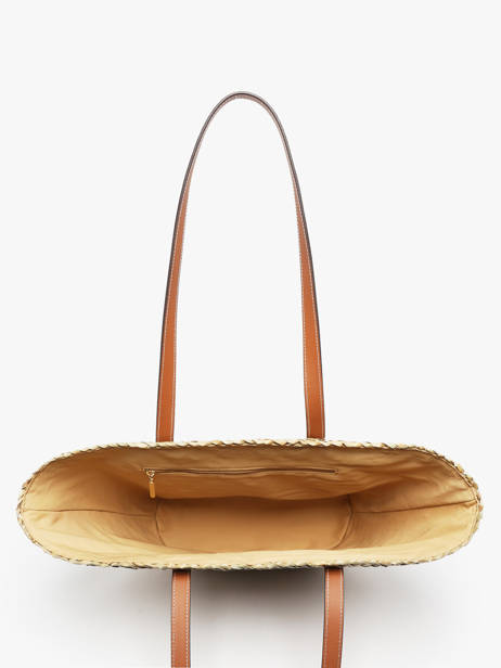 Sac PortÃ© Ã©paule Raphia Paille Nat et nin Beige raphia RA vue secondaire 3