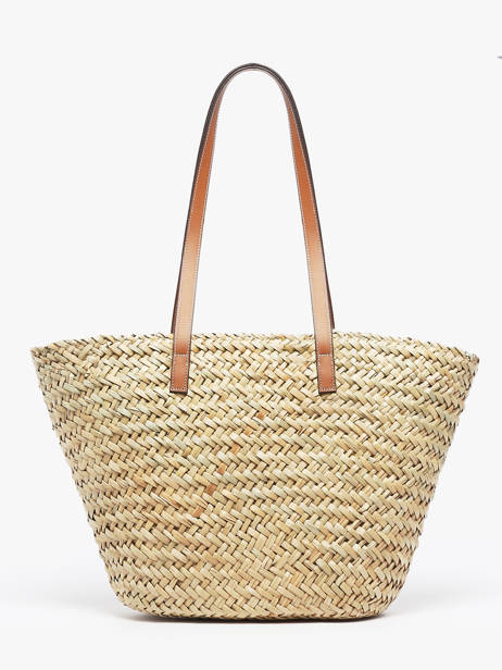 Sac PortÃ© Ã©paule Raphia Paille Nat et nin Beige raphia RA vue secondaire 4
