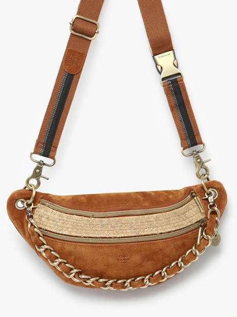 Sac Banane Mila louise Marron vintage 23689V4 vue secondaire 2