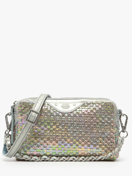 Sac BandouliÃ¨re Vintage Cuir Mila louise Argent vintage 2367XSWX