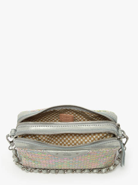 Sac BandouliÃ¨re Vintage Cuir Mila louise Argent vintage 2367XSWX vue secondaire 3