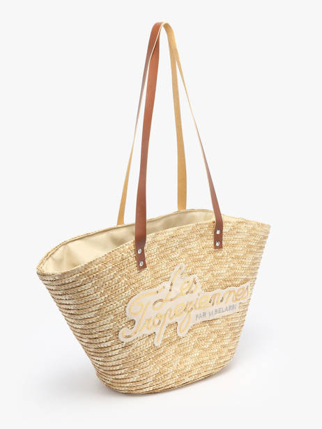 Sac PortÃ© Ã©paule Milos Papier Les tropeziennes Beige milos TZ01 vue secondaire 2