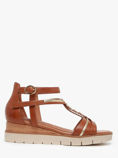 Sandales En Cuir Tamaris Marron women 44