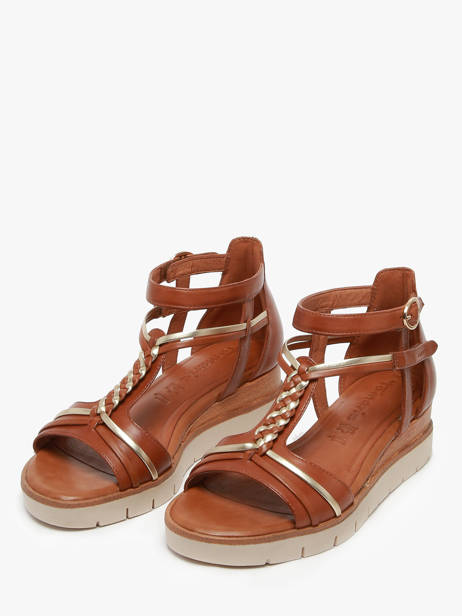 Sandales En Cuir Tamaris Marron women 44 vue secondaire 1