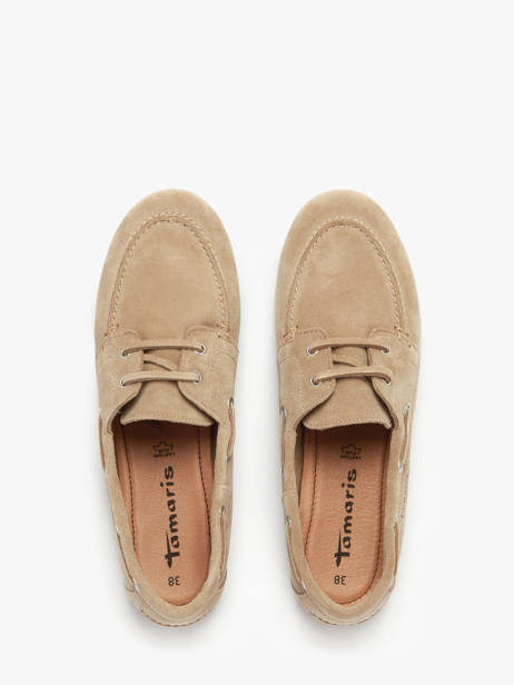 Chaussures Bateau En Cuir Tamaris Beige women 44 vue secondaire 4