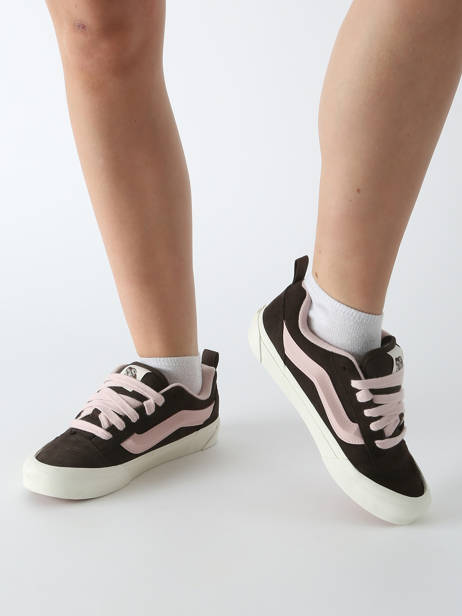 Sneakers En Cuir Vans Marron women D75O3N vue secondaire 1