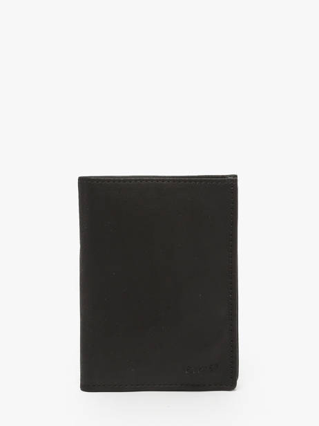 Portefeuille Porte-monnaie Oil Cuir Etrier Noir oil EOIL247