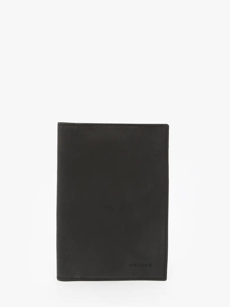 Porte-papiers Oil Cuir Etrier Noir oil EOIL429