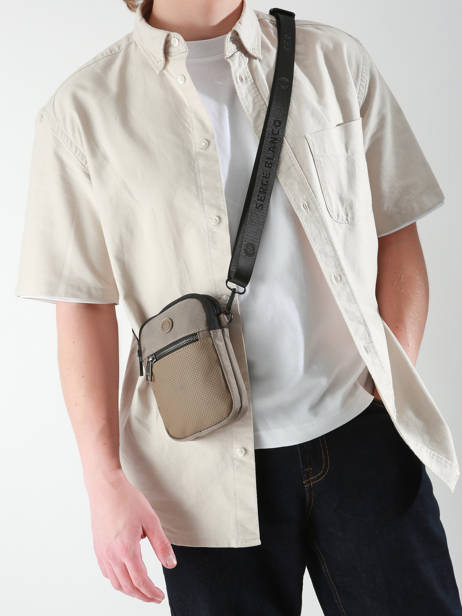 Sac BandouliÃ¨re Serge blanco Beige control CTL13006 vue secondaire 1