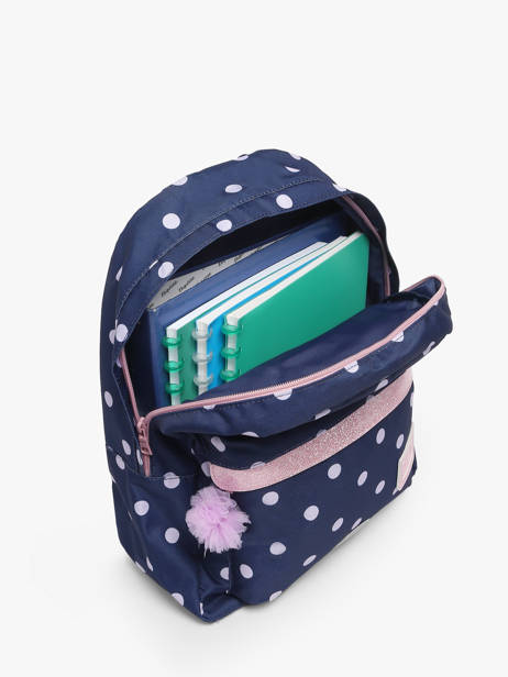 Sac Ã  Dos 1 Compartiment Tann's Bleu les fantaisies f 62325 vue secondaire 3