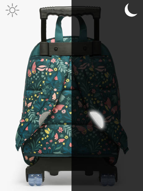Sac A Dos Ã  Roulettes 2 Compartiments Tann's Vert les fantaisies f 73266 vue secondaire 6